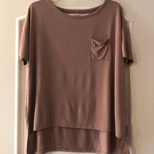 Silence + Noise rise brown oversized tee, XS, new
